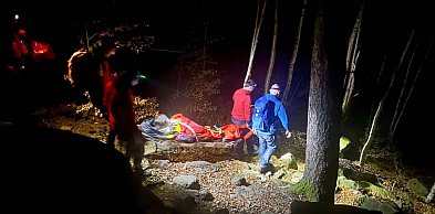 Groźny wypadek na skalnej ścianie