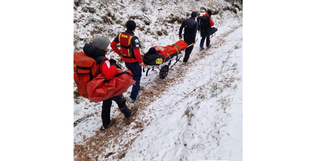 Pięciogodzinna akcja ratunkowa w górach